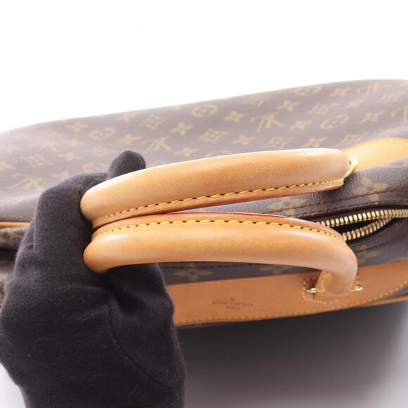 LOUIS VUITTON Authentic Brown Monogram Leather Deauville Bag - Picture 13 of 13